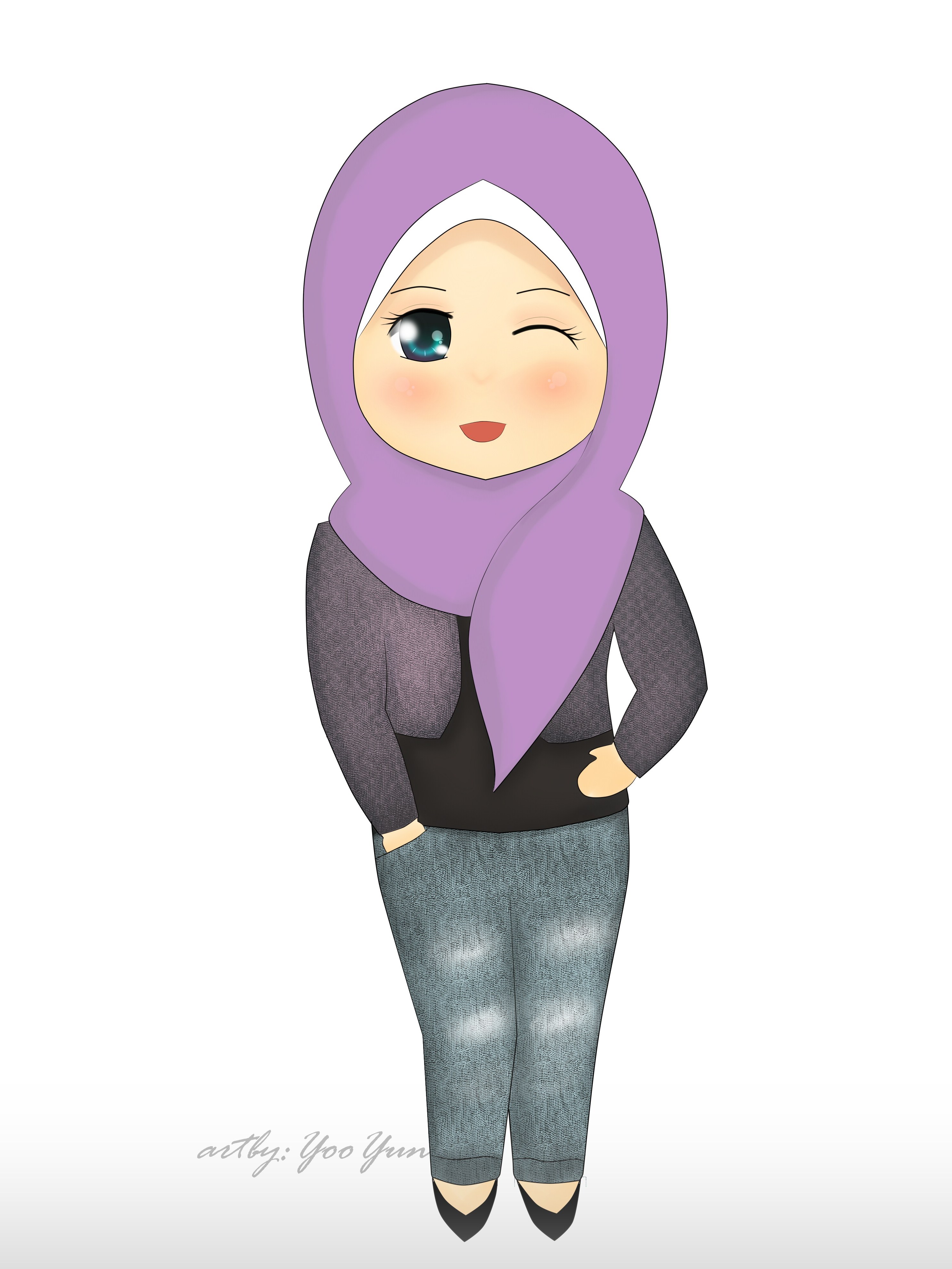 Gambar Wallpaper Kartun Hijab - Gudang Wallpaper
